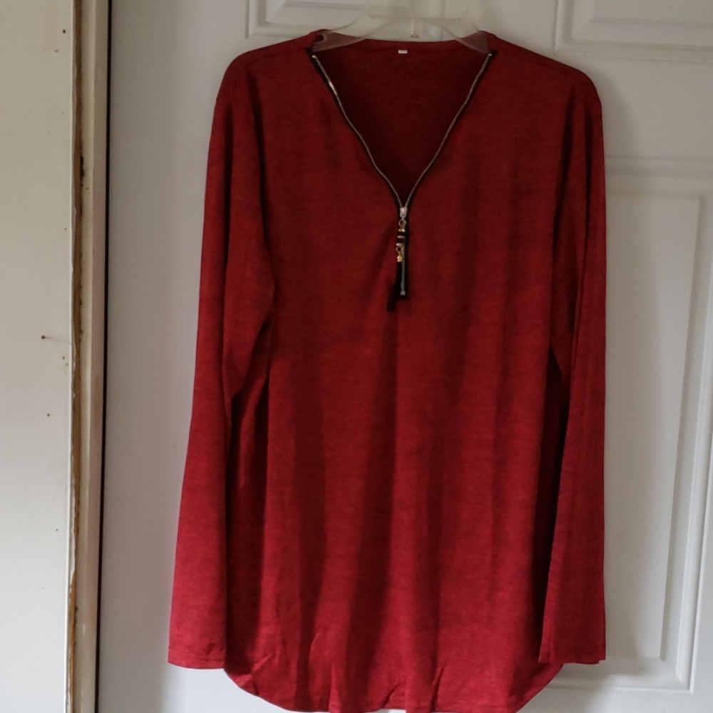 (NWOT) Long Sleeve Stretch Knit Top